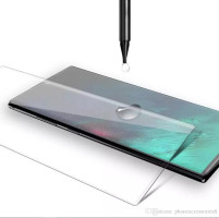 Скрийн протектор от закалено стъкло 3D Full screen с течно UV лепило и лампа в комплекта за Samsung Galaxy S20 G980 прозрачен